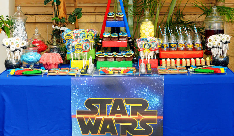 שולחן יום הולדת מלחמת הכוכבים